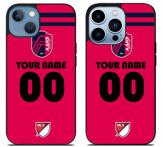 Custom Personalized St Louis City SC MLS iPhone 13 | 13 Mini | 13 Pro | 13 Pro Max Case