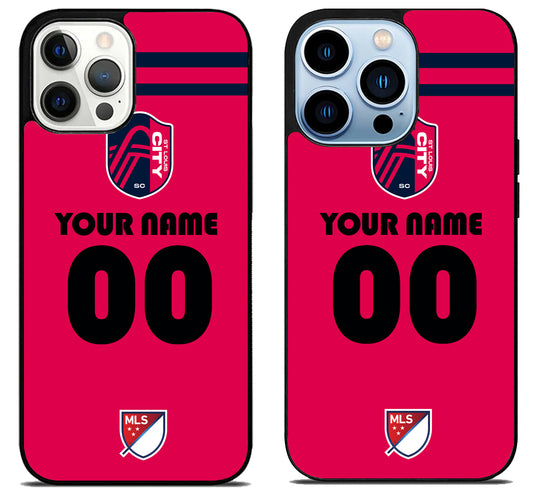 Custom Personalized St Louis City SC MLS iPhone 15 Pro | iPhone 15 Pro Max Case