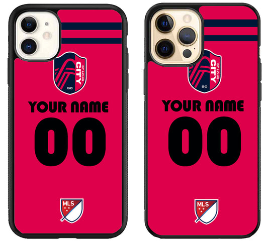 Custom Personalized St Louis City SC MLS iPhone 12 | 12 Mini | 12 Pro | 12 Pro Max Case