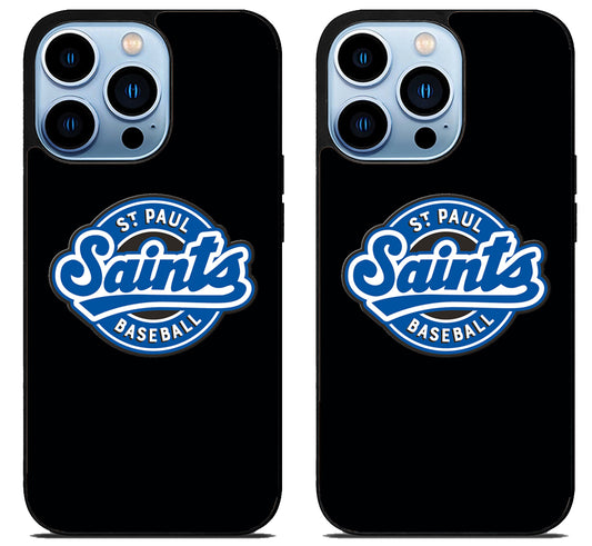 St Paul Saints Baseball Logo iPhone 15 Pro | iPhone 15 Pro Max Case