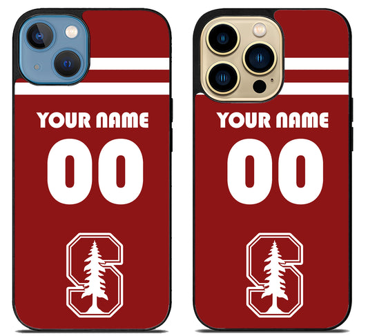 Custom Personalized Stanford Cardinals iPhone 14 | 14 Plus | 14 Pro | 14 Pro Max Case