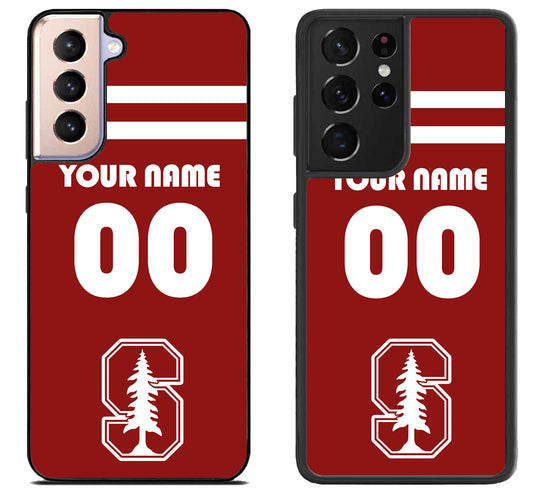 Custom Personalized Stanford Cardinals Samsung Galaxy S21 | S21 FE | S21+ | S21 Ultra Case