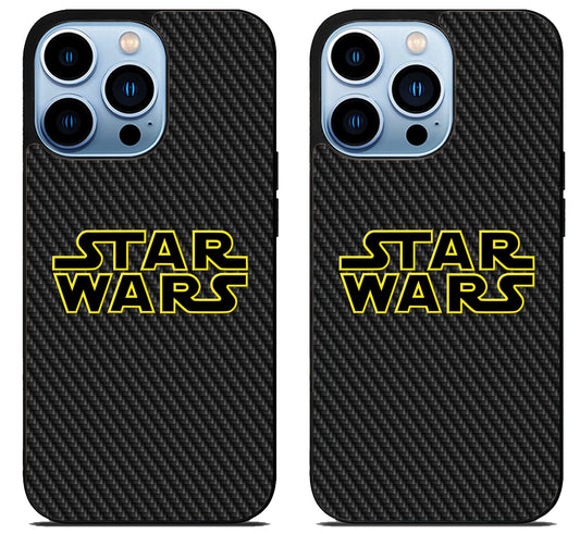 Star Wars Logo Carbon iPhone 15 Pro | iPhone 15 Pro Max Case