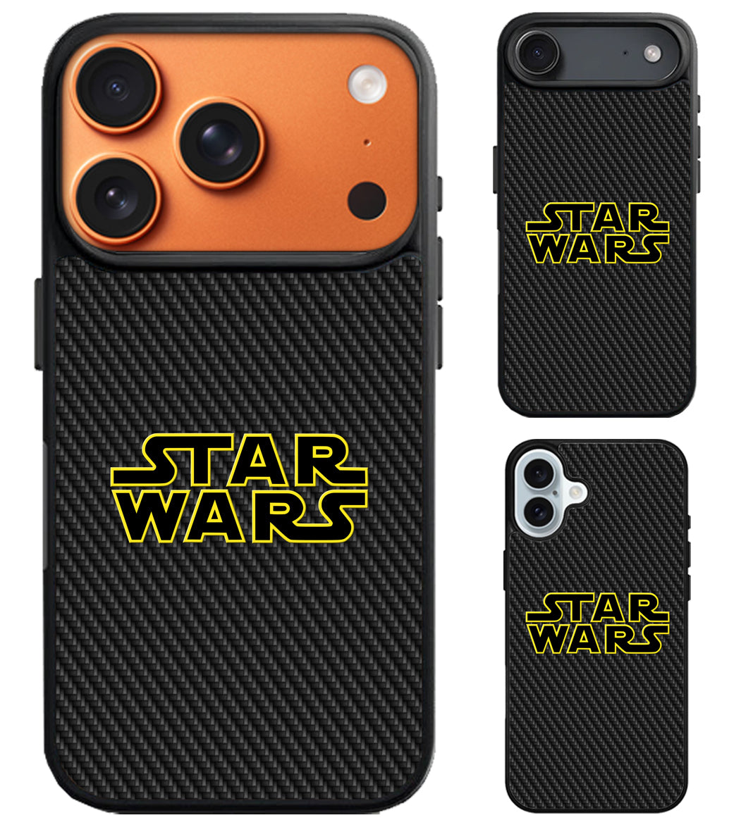 Star Wars Logo Carbon iPhone Air | iPhone 17 | 17 Pro | 17 Pro Max Case
