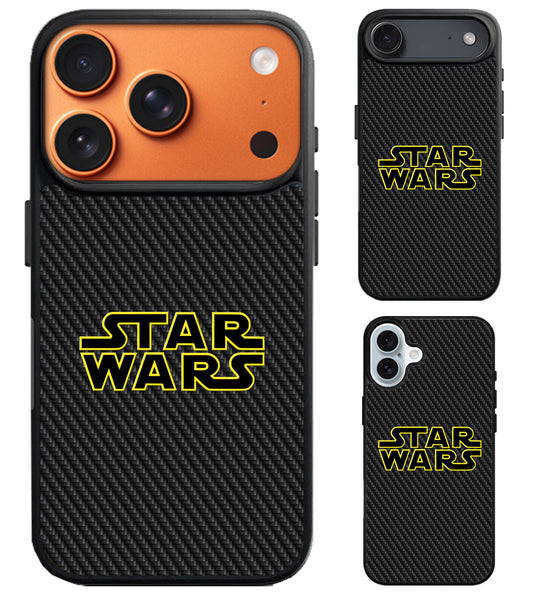 Star Wars Logo Carbon iPhone Air | iPhone 17 | 17 Pro | 17 Pro Max Case