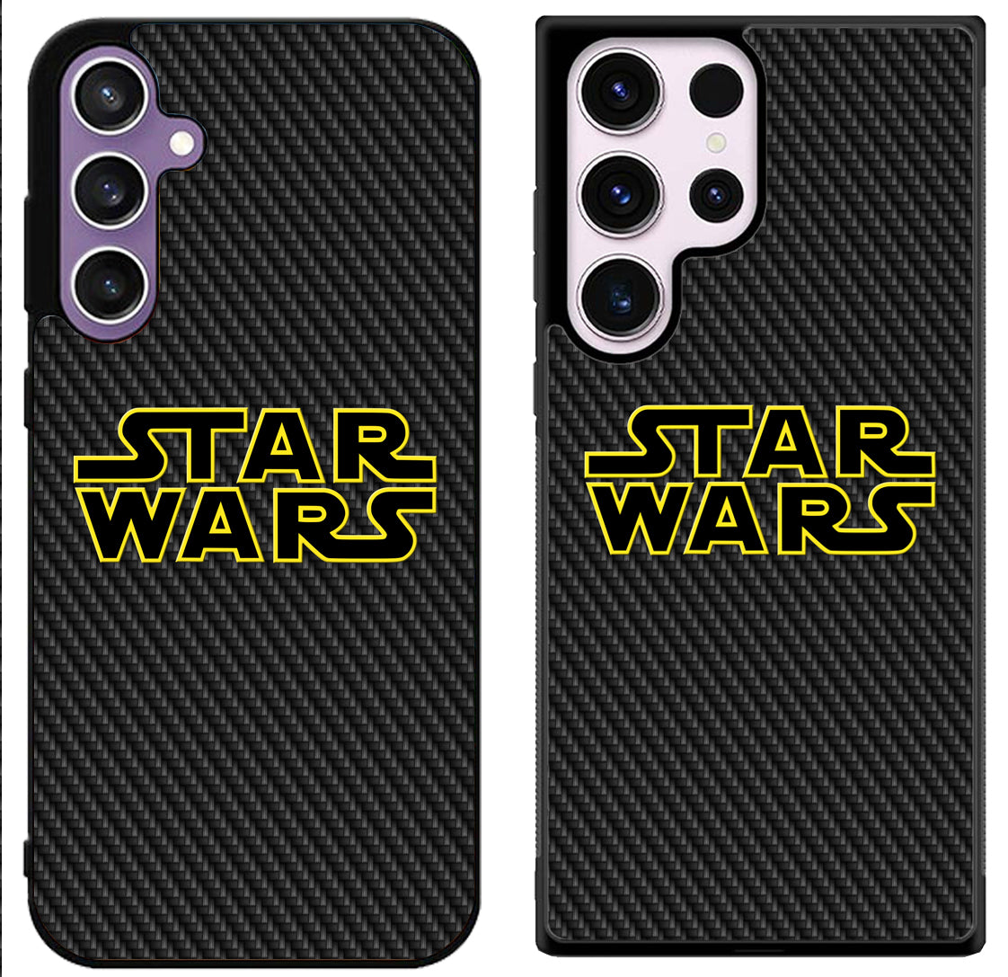 Star Wars Logo Carbon Samsung Galaxy S24 | S24+ | S24 Ultra Case