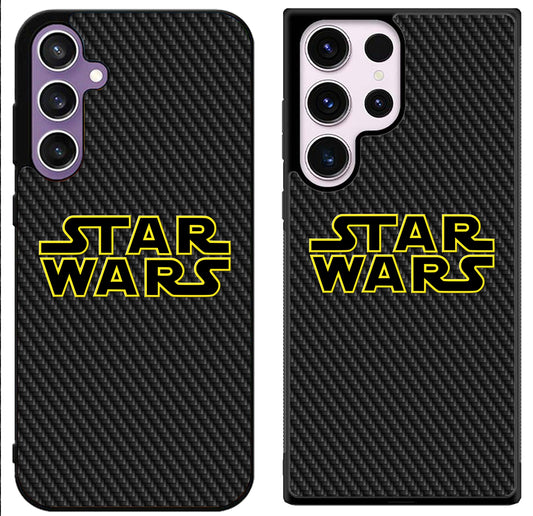 Star Wars Logo Carbon Samsung Galaxy S24 | S24+ | S24 Ultra Case