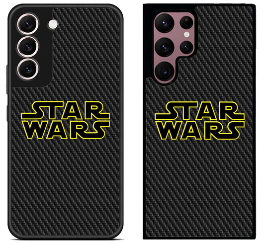 Star Wars Logo Carbon Samsung Galaxy S22 | S22+ | S22 Ultra Case