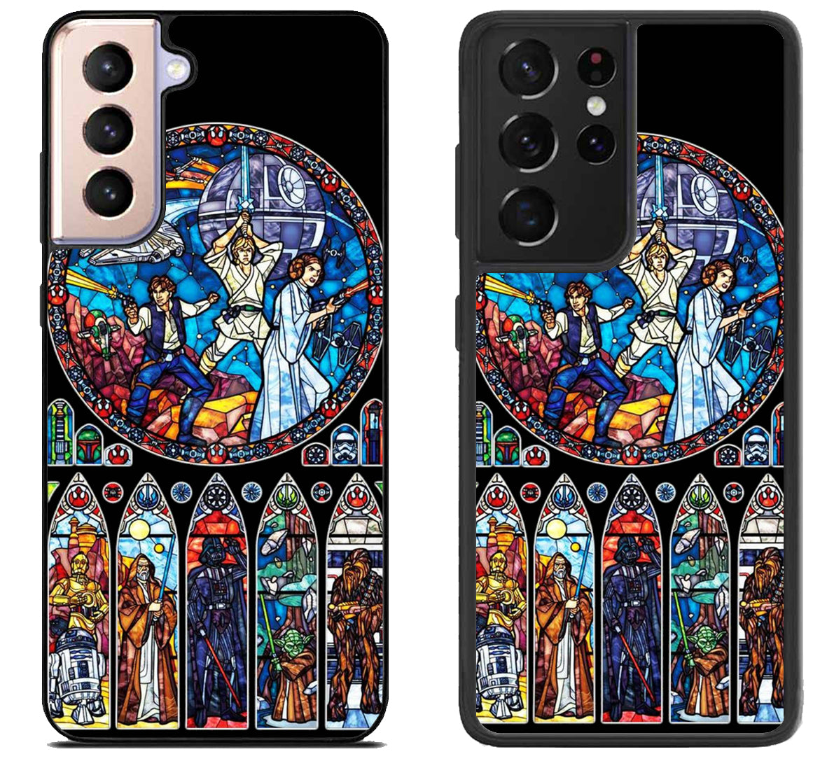 Star Wars stained Glass Samsung Galaxy S21 | S21 FE | S21+ | S21 Ultra Case