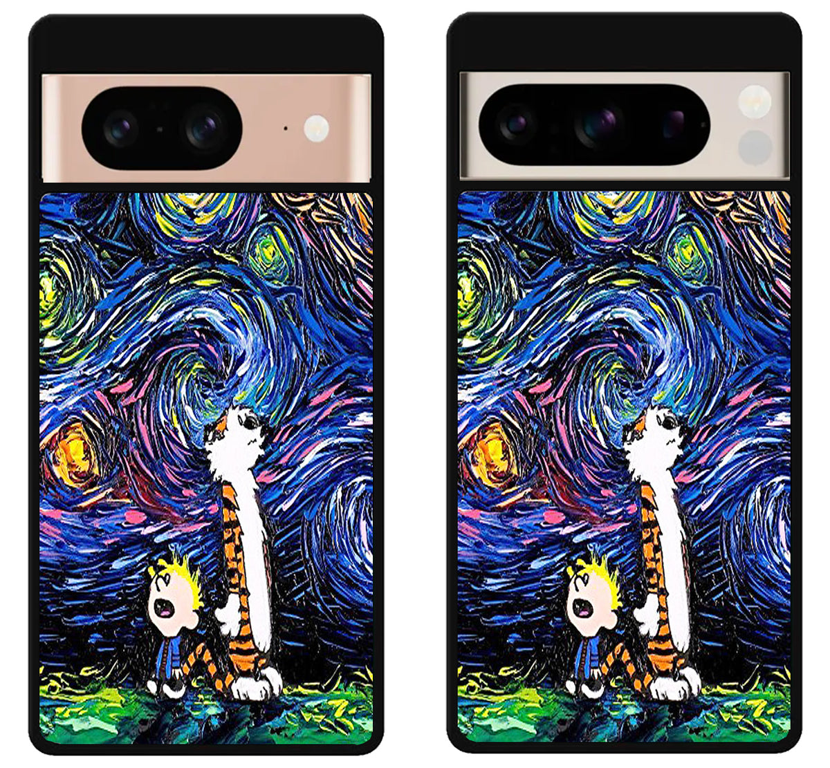 Starry Night Calvin And Hobbes Google Pixel 8 | 8 Pro Case
