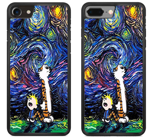 Starry Night Calvin And Hobbes iPhone 8 | 8 Plus Case