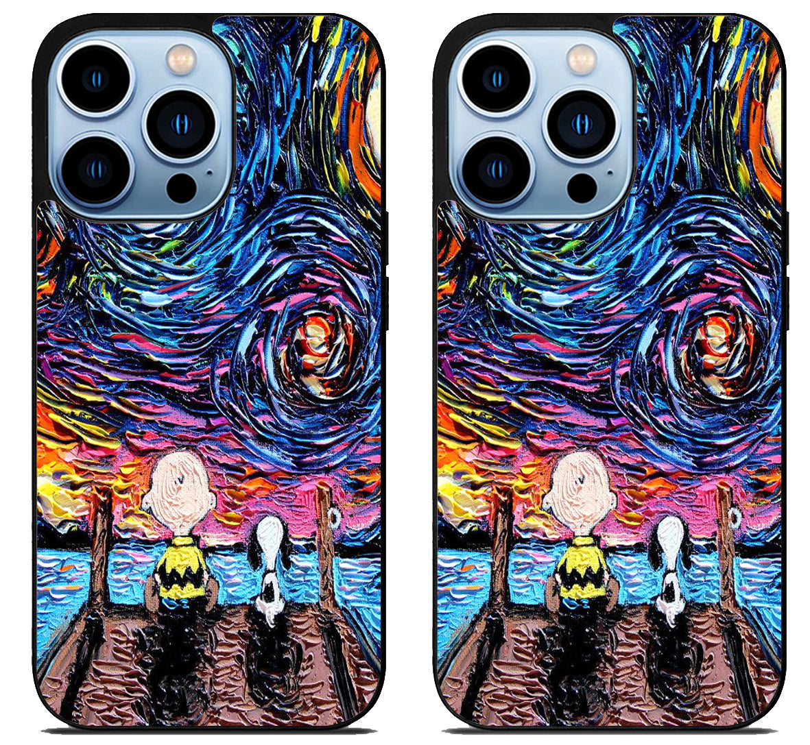 Snoopy Starry Night iPhone 15 Pro | iPhone 15 Pro Max Case