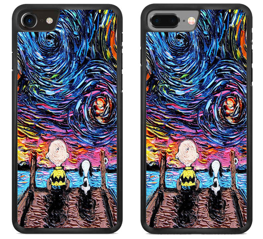 Starry Night snoopy Wallpaper iPhone 8 | 8 Plus Case