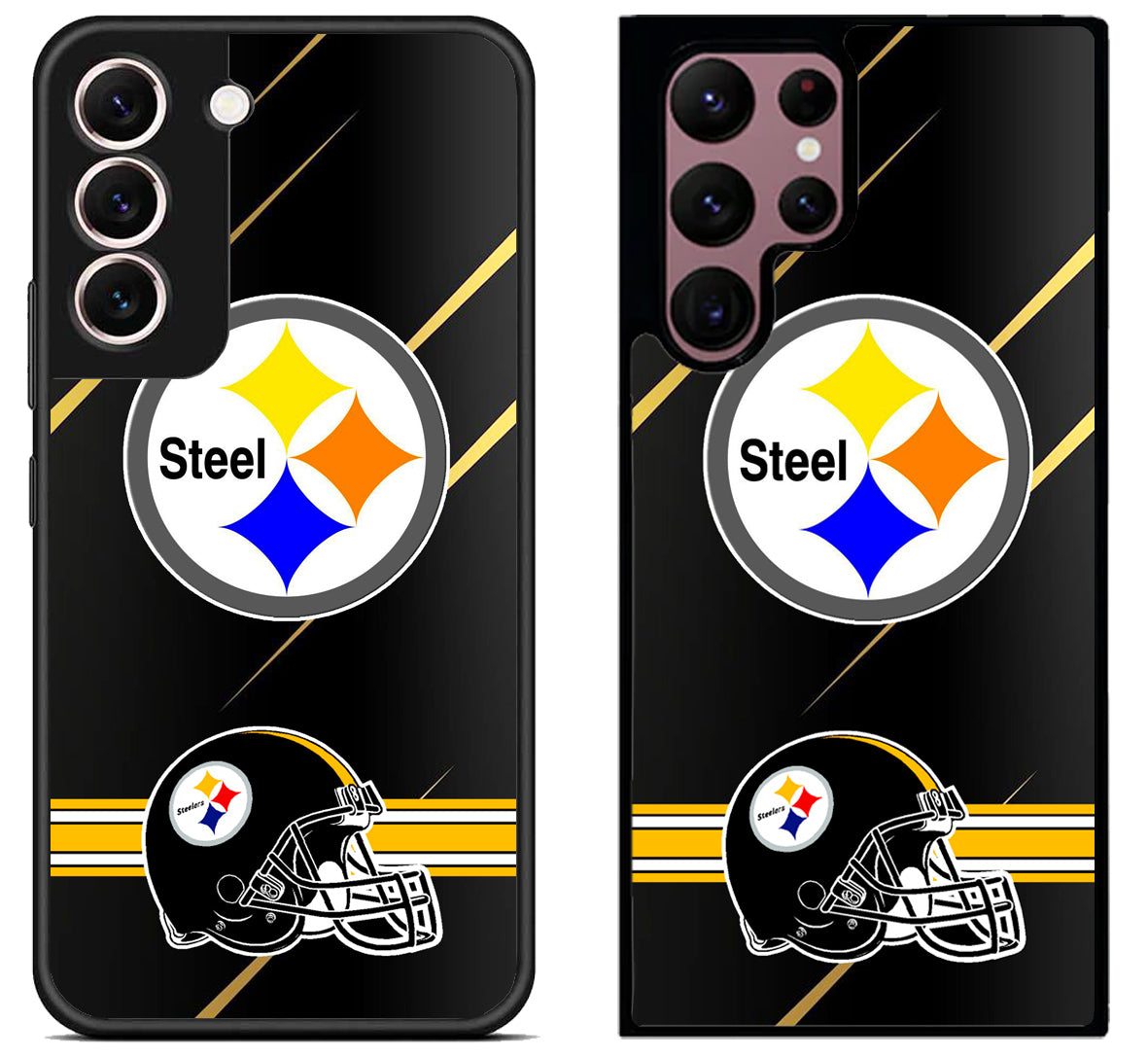 Steelers American Metallic Samsung Galaxy S22 | S22+ | S22 Ultra Case