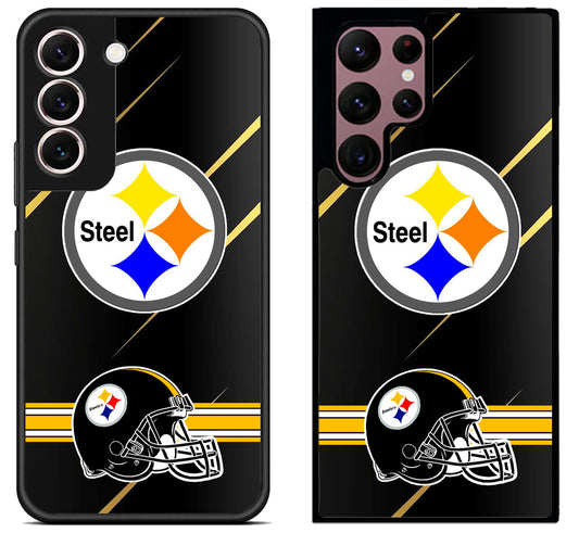 Steelers American Metallic Samsung Galaxy S22 | S22+ | S22 Ultra Case