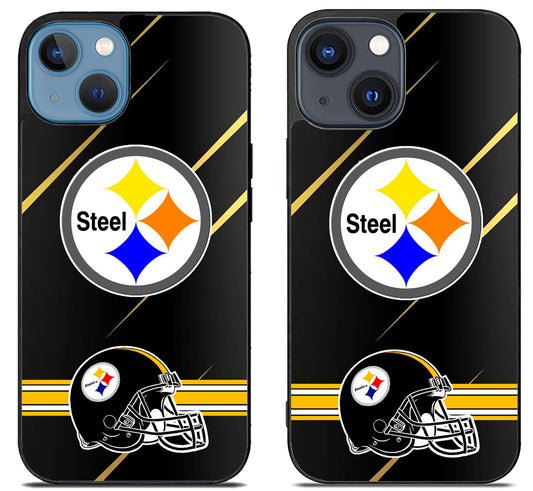 Pittsburgh Steelers American Football Metallic iPhone 15 | iPhone 15 Plus Case