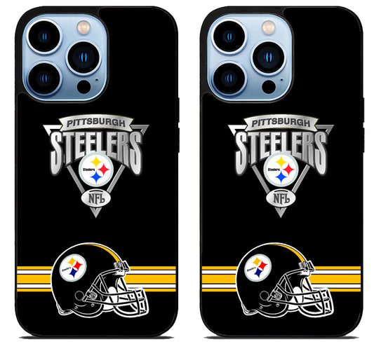 Pittsburgh Steelers Football Black iPhone 15 Pro | iPhone 15 Pro Max Case