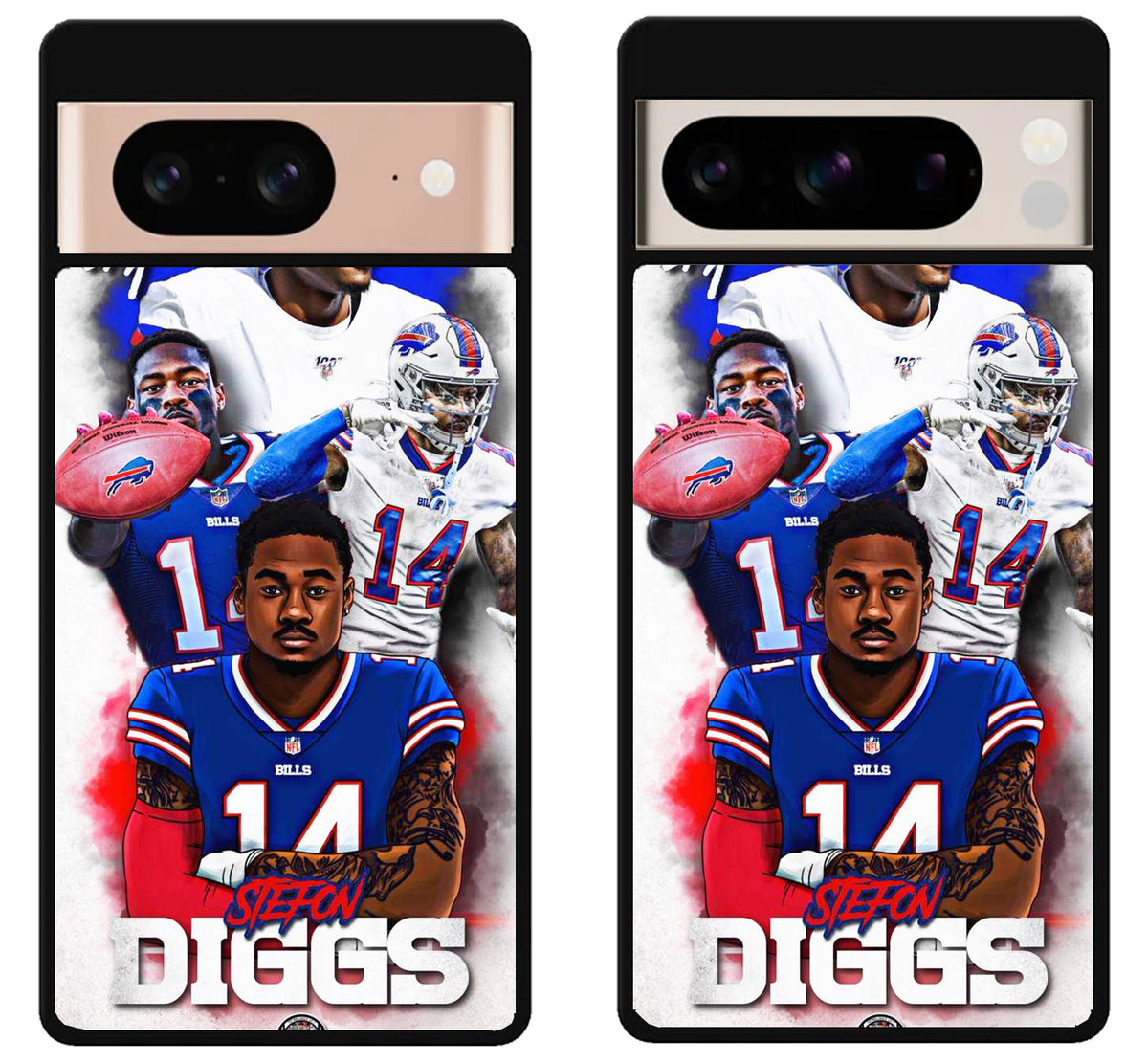 Stefon Diggs Buffalo Bills Collage Google Pixel 8 | 8 Pro Case