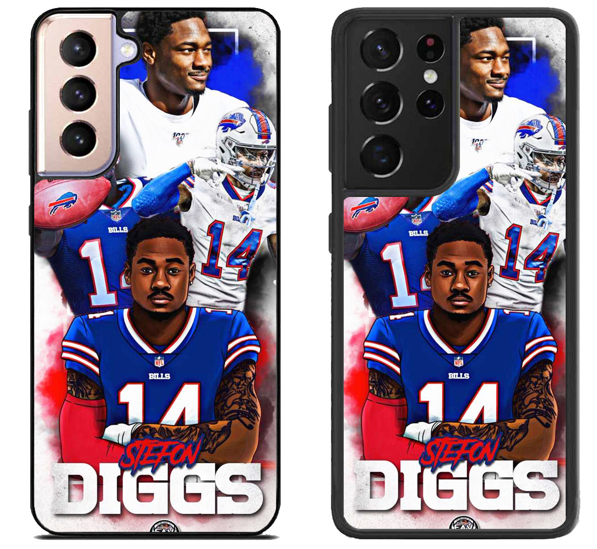 Stefon Diggs Buffalo Bills Collage Samsung Galaxy S21 | S21 FE | S21+ | S21 Ultra Case