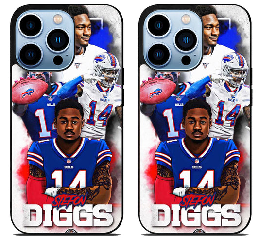 Stefon Diggs Buffalo Bills Collage iPhone 15 Pro | iPhone 15 Pro Max Case