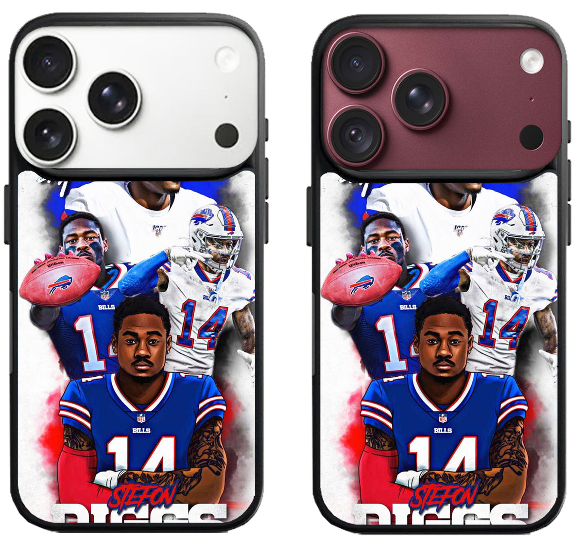 Stefon Diggs Buffalo Bills Collage iPhone 18 Pro | 18 Pro Max Case