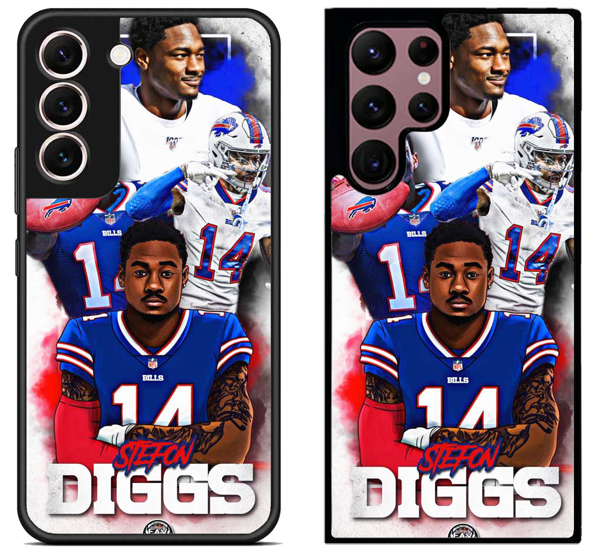 Stefon Diggs Buffalo Bills Collage Samsung Galaxy S22 | S22+ | S22 Ultra Case