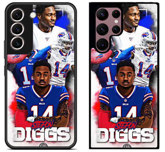 Stefon Diggs Buffalo Bills Collage Samsung Galaxy S22 | S22+ | S22 Ultra Case