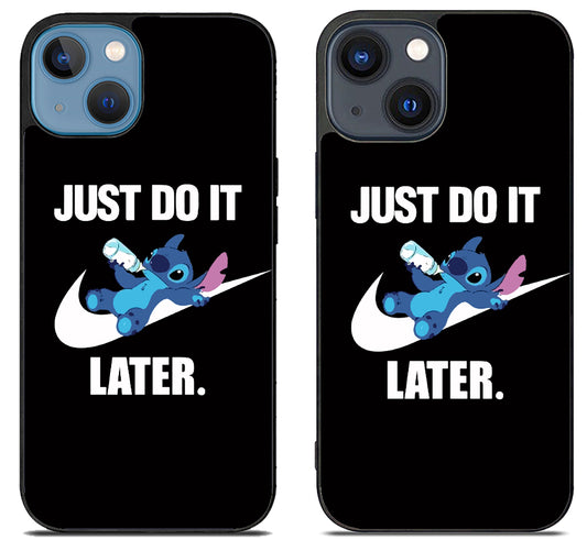 Stitch Just Do it Later iPhone 15 | iPhone 15 Plus Case