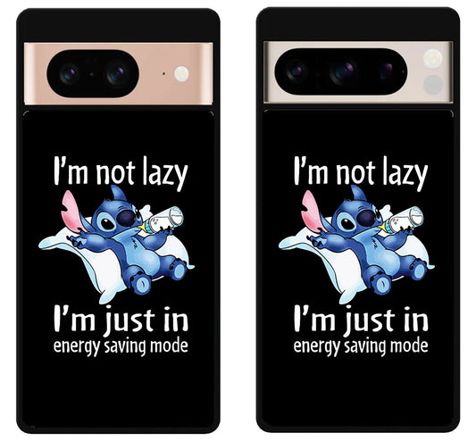 Stitch im Not Lazy Google Pixel 8 | 8 Pro Case