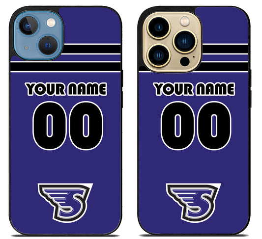 Custom Personalized Stonehill Skyhawks iPhone 14 | 14 Plus | 14 Pro | 14 Pro Max Case