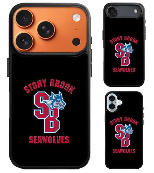 Stony Brook Seawolves Cover iPhone Air | iPhone 17 | 17 Pro | 17 Pro Max Case