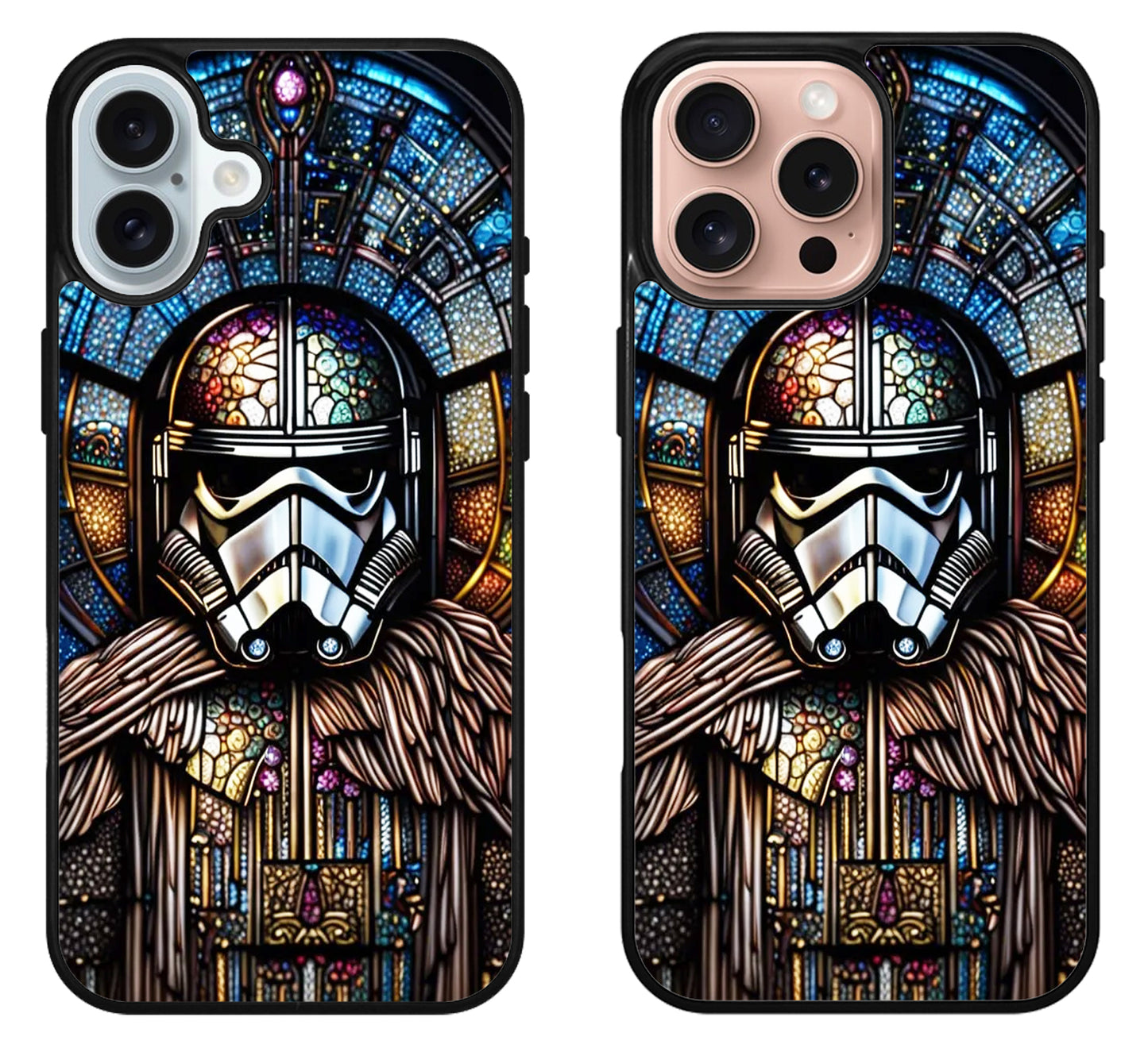 Storm Trooper Stained Glass iPhone 16 | 16 Plus | 16 Pro | 16 Pro Max Case