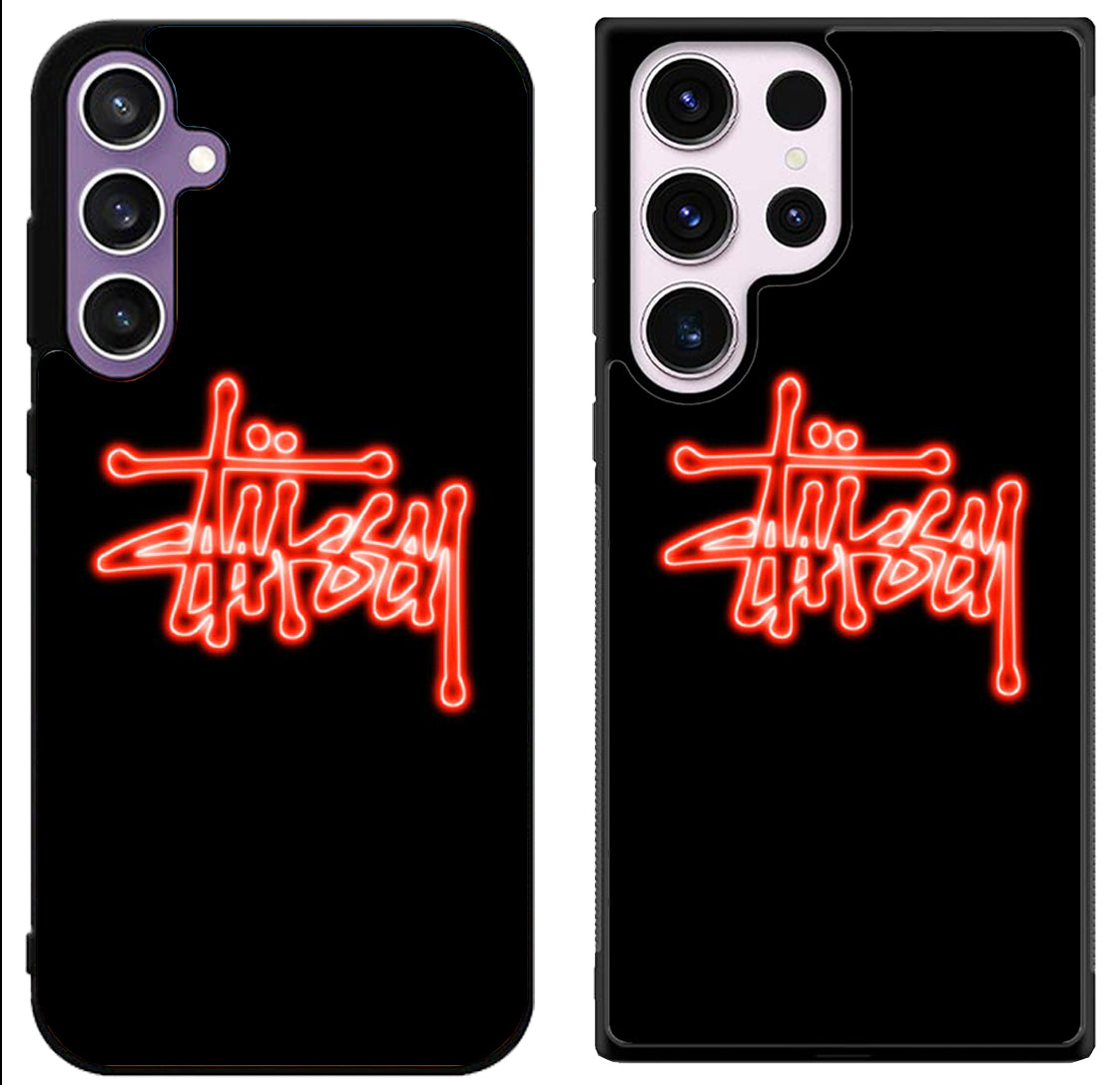 Stussy Color Red Light Samsung Galaxy S24 | S24+ | S24 Ultra Case