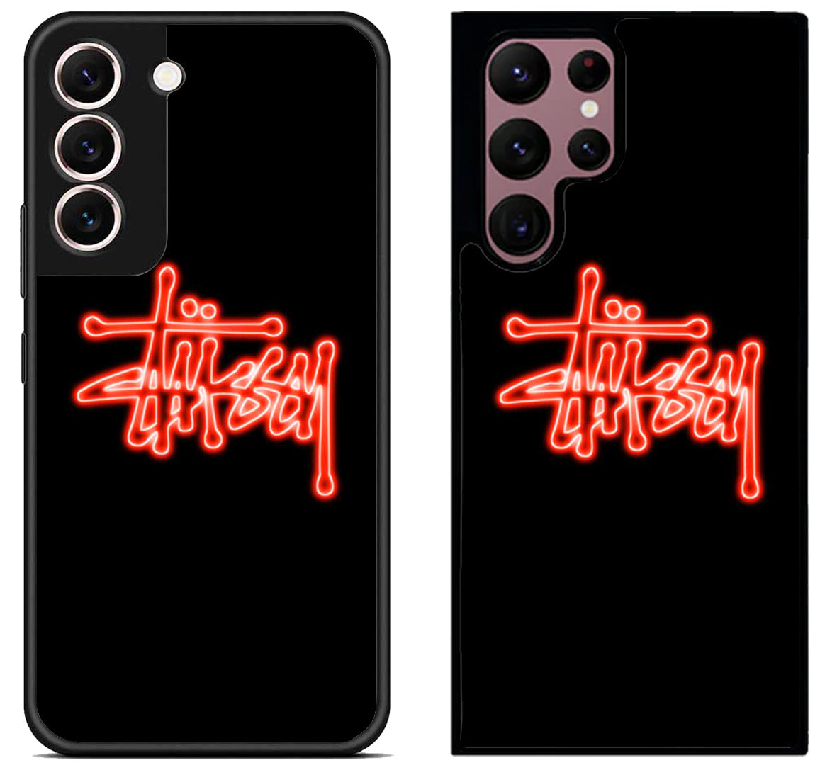 Stussy Color Red Light Samsung Galaxy S22 | S22+ | S22 Ultra Case
