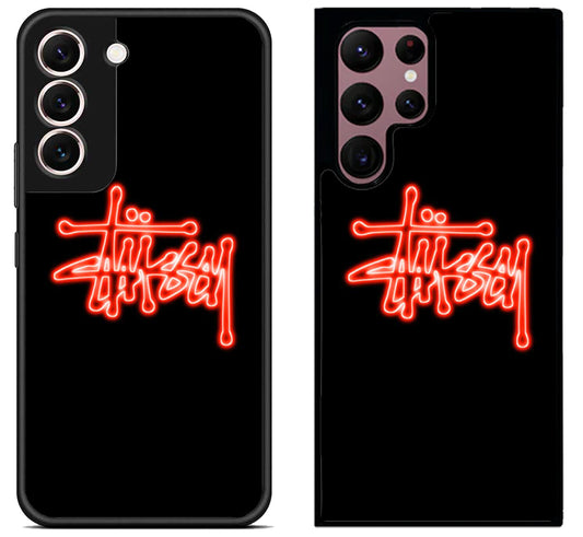 Stussy Color Red Light Samsung Galaxy S22 | S22+ | S22 Ultra Case