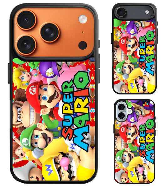 Super Mario And Friends Wallpaper iPhone Air | iPhone 17 | 17 Pro | 17 Pro Max Case