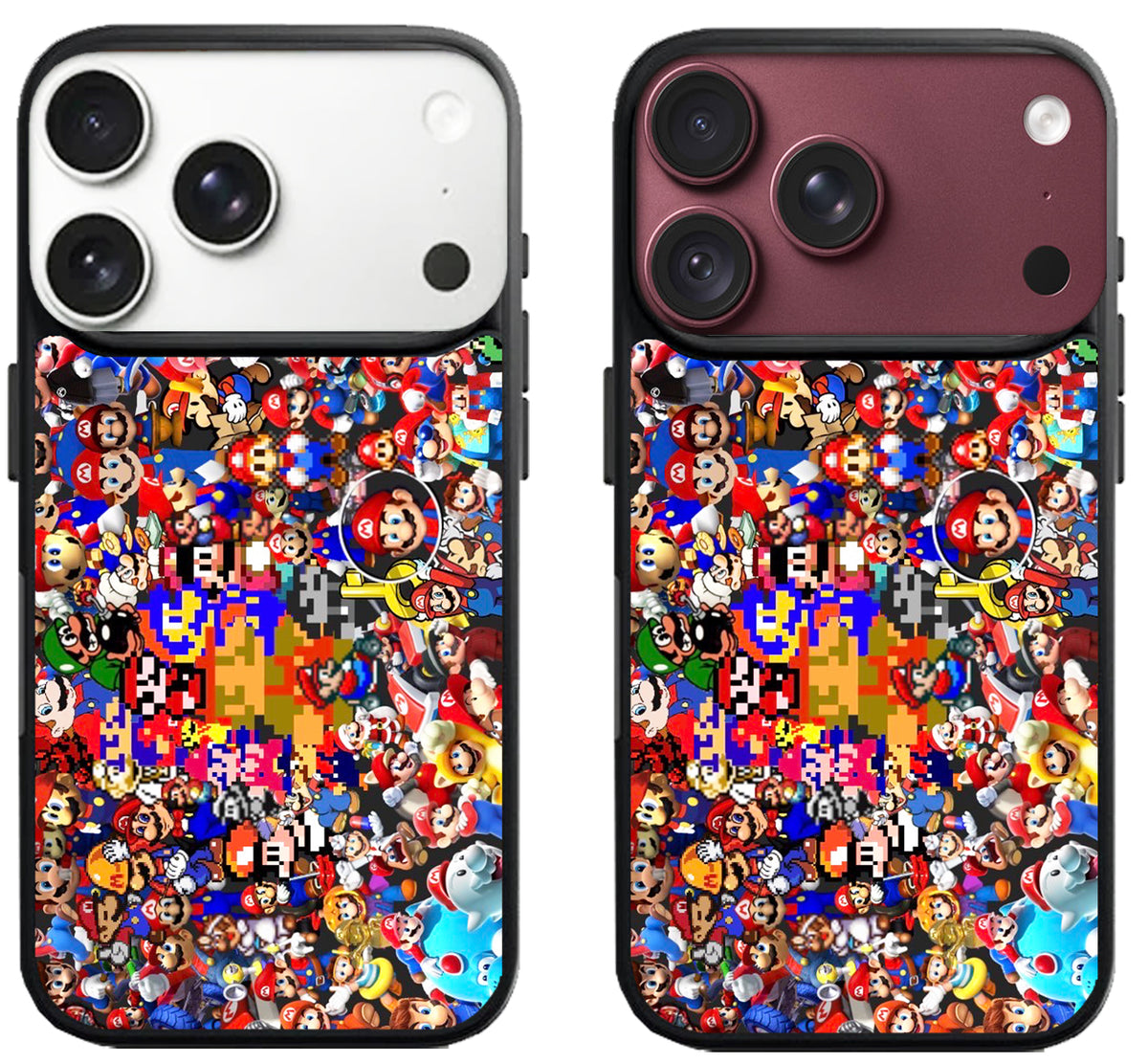Super Mario Wallpaper Collage iPhone 18 Pro | 18 Pro Max Case