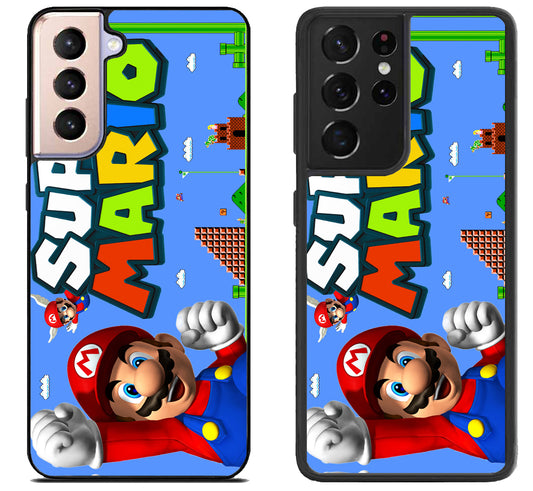 Super Mario Wallpaper Samsung Galaxy S21 | S21 FE | S21+ | S21 Ultra Case