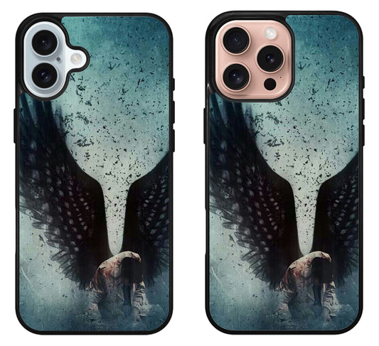 Supernatural castiel wings iPhone 16 | 16 Plus | 16 Pro | 16 Pro Max Case