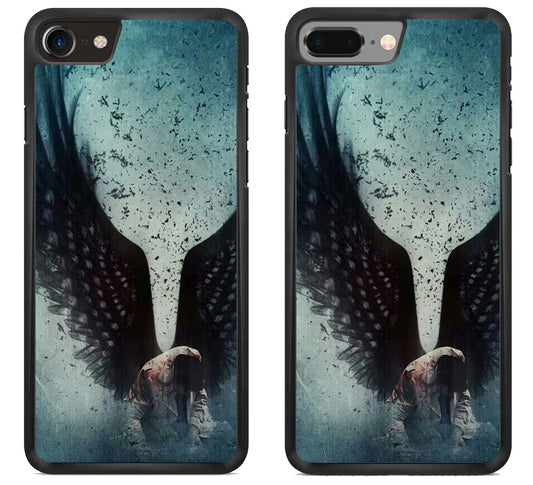 Supernatural castiel wings iPhone 8 | 8 Plus Case