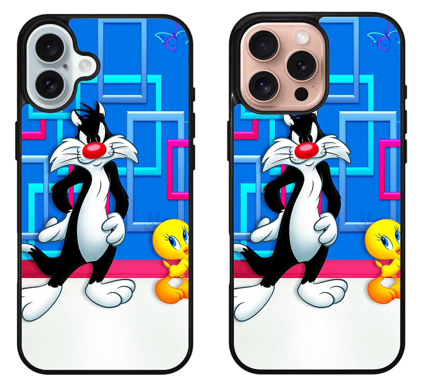 Sylvester the Cat And Tweety iPhone 16 | 16 Plus | 16 Pro | 16 Pro Max Case