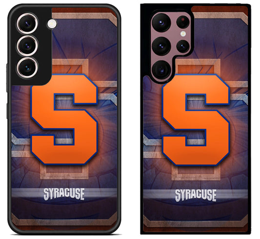 Syracuse Orange Background Samsung Galaxy S22 | S22+ | S22 Ultra Case