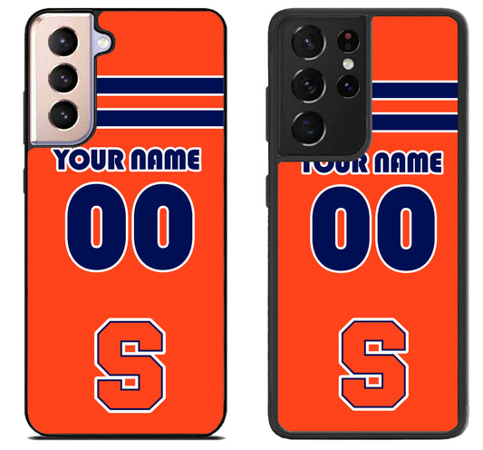 Custom Personalized Syracuse Orange Samsung Galaxy S21 | S21 FE | S21+ | S21 Ultra Case