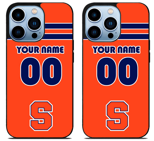 Custom Personalized Syracuse Orange iPhone 15 Pro | iPhone 15 Pro Max Case