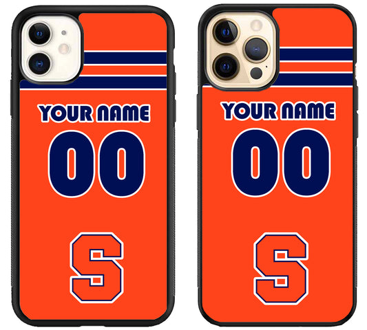 Custom Personalized Syracuse Orange iPhone 12 | 12 Mini | 12 Pro | 12 Pro Max Case