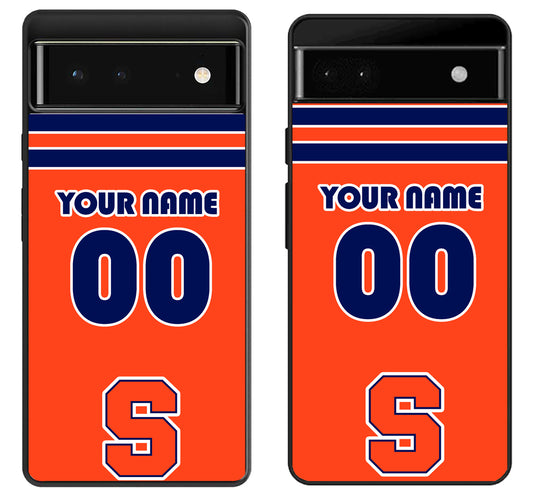 Custom Personalized Syracuse Orange Google Pixel 6 | 6A | 6 Pro Case