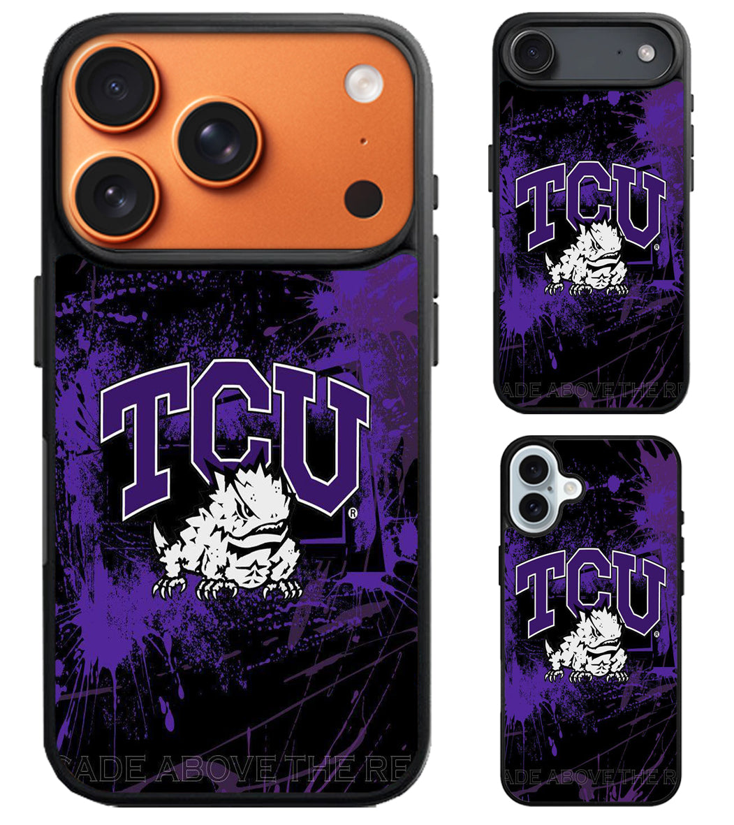 TCU Horned Frogs Artwork iPhone Air | iPhone 17 | 17 Pro | 17 Pro Max Case
