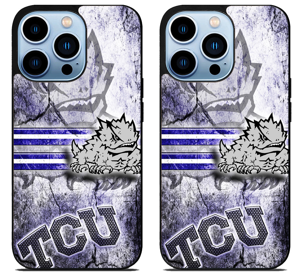 TCU Horned Frogs Background iPhone 15 Pro | iPhone 15 Pro Max Case