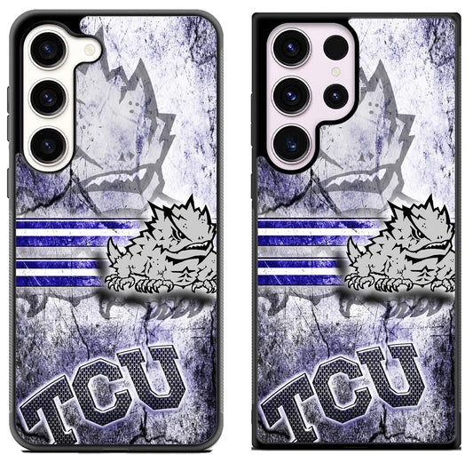 TCU Horned Frogs Background Samsung Galaxy S23 | S23+ | S23 Ultra Case