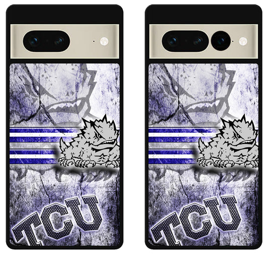 TCU Horned Frogs Background Google Pixel 7 | 7 Pro Case